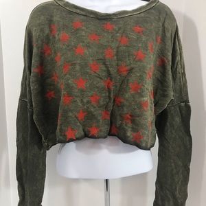 New w tag Vintage Havana Large Crop Top